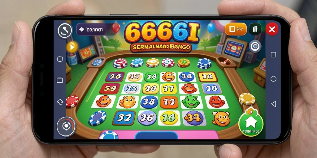 Tampilan gameplay seru dari 666I saat bermain Bingo.