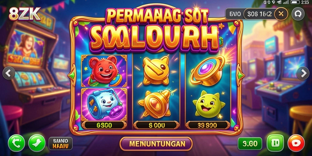 Tampilan menarik dari gameplay 8ZK yang memikat.