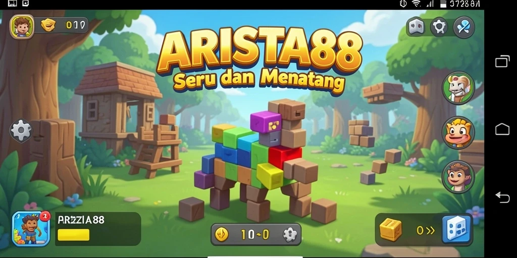 Tampilan gameplay ARISTA88 yang menantang dan seru.