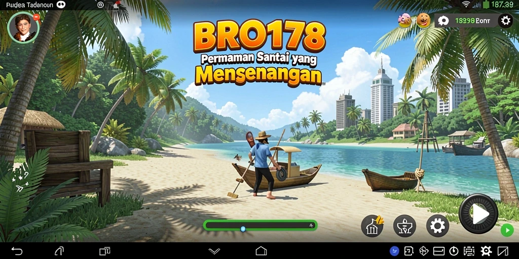 Tampilan gameplay BRO178 yang penuh warna dan menyenangkan.