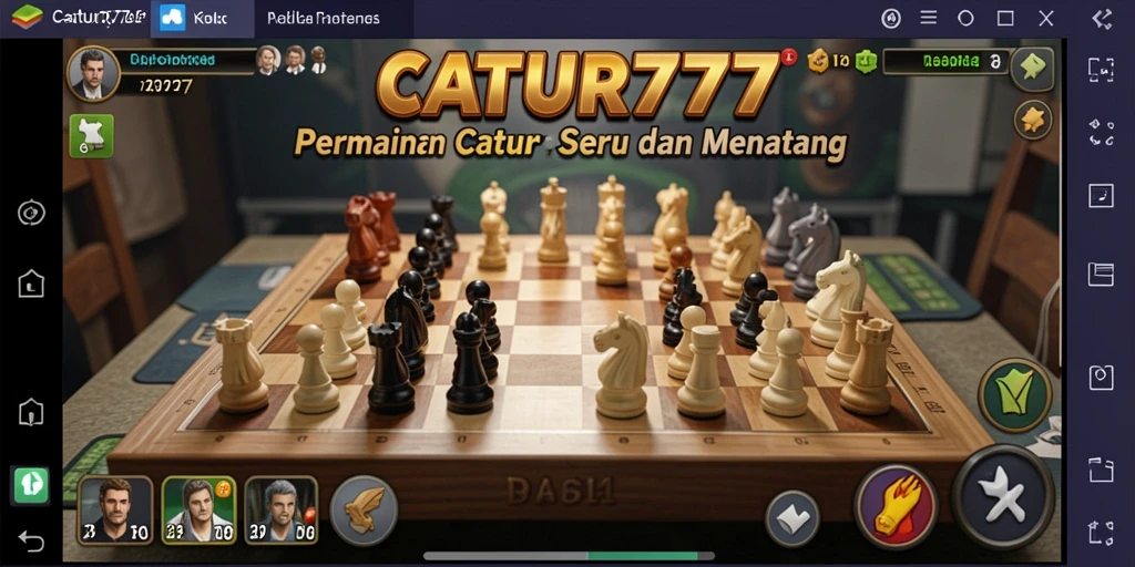 Tampilan gameplay seru di CATUR777 dengan berbagai mode permainan.