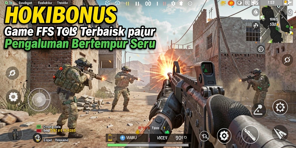Tampilan menegangkan dari gameplay HOKIBONUS saat pertarungan epik berlangsung.