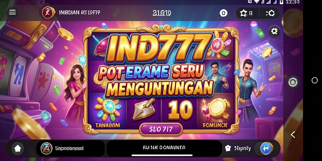 Cuplikan gameplay IND777 yang menambah keseruan bermain Slot.