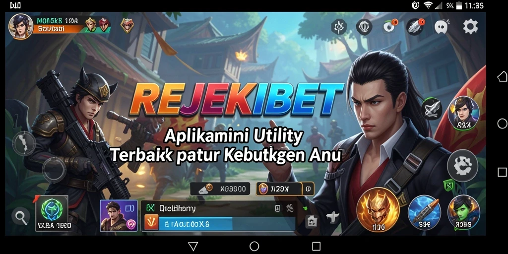 Tampilan utama REJEKIBET yang intuitif dan mudah digunakan.