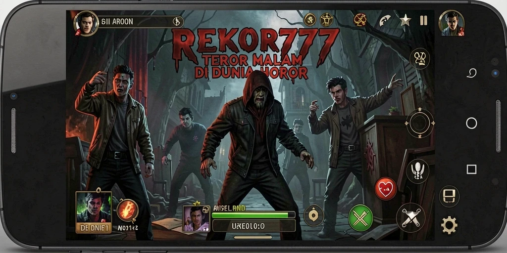 Tangkapan layar menampilkan suasana mencekam dalam REKOR777.