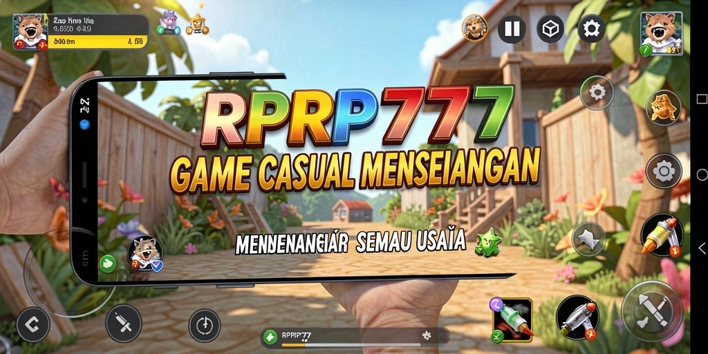 Screenshot RPRP777 menampilkan gameplay seru dengan grafis cerah.