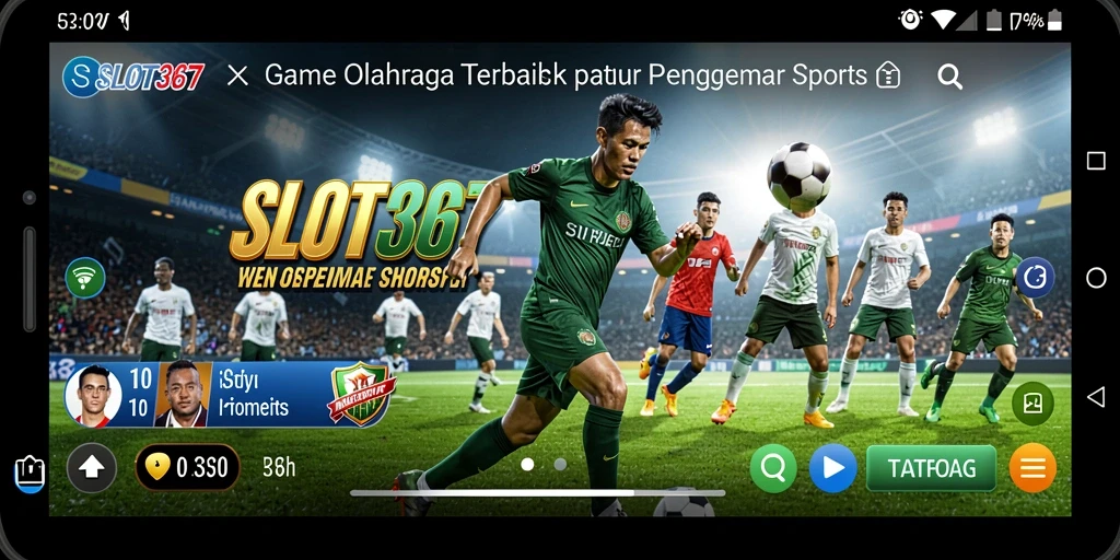 Tampilan gameplay SLOT367 yang penuh aksi dan tantangan olahraga.