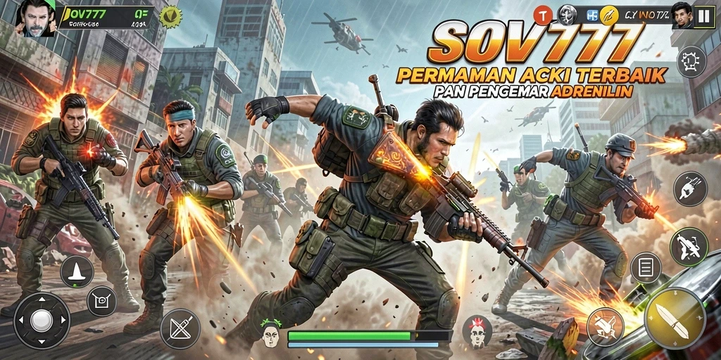 Tampilan gameplay SOV777 yang menarik dan penuh aksi.