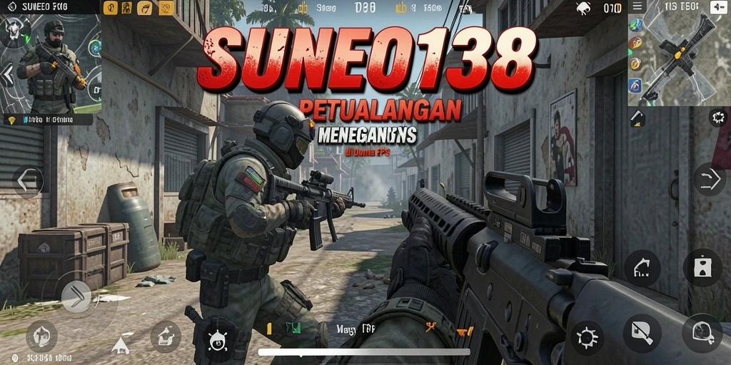 Tangkap aksi intens dalam gameplay FPS SUNEO138.