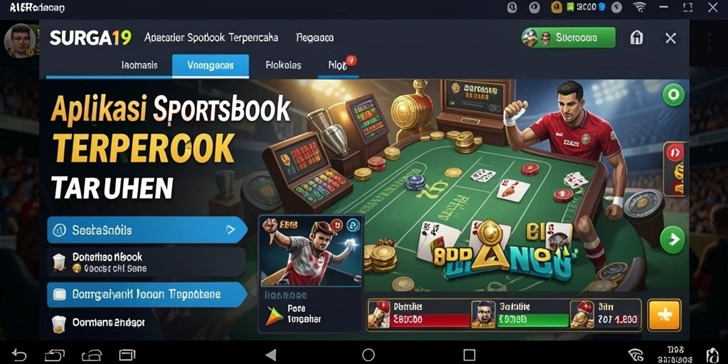 Tampilan layar utama SURGA19 dengan opsi taruhan yang menarik.