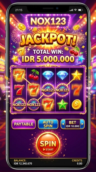 Pengguna sedang menjelajah katalog aplikasi di nox123.